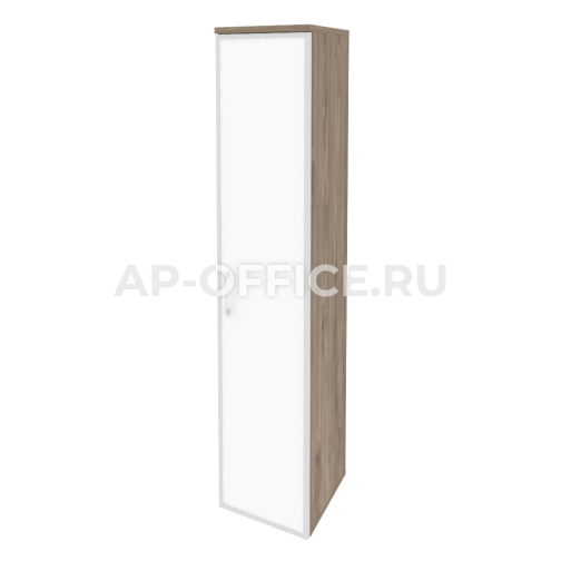 Onix Шкаф высокий узкий правый O.SU-1.10 R (R) white, 400x420x1977